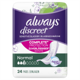 Always Discreet Inkontinenz-Einlagen Long Monatspaket bei Blasenschwäche, 96 Einlagen