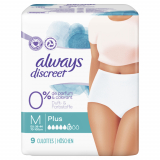 Always Discreet Inkontinenz Pants Plus M 0% ( 4x 9 Stück) PZN 18193637