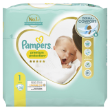 Pampers Premium Protection New Baby Gr.1 Newborn 2-5kg Single Pack SRP 24 Stk (4x PZN 17970837)