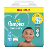 Pampers Baby Dry Gr.5+ Junior Plus 12-17kg Big Pack 48 STK (2x PZN 19373146)