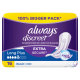 Always Discreet Inkontinenz Long Plus Big Pack (3x20 Stück) PZN 19224908