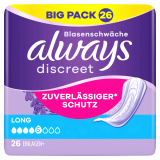 Always Discreet Inkontinenz Long Big Pack (3x 26 Stück) PZN 19224883