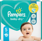 Pampers Baby Dry Junior 11-16 kg, Größe 5 31 Windeln 4 x PZN 16699634
